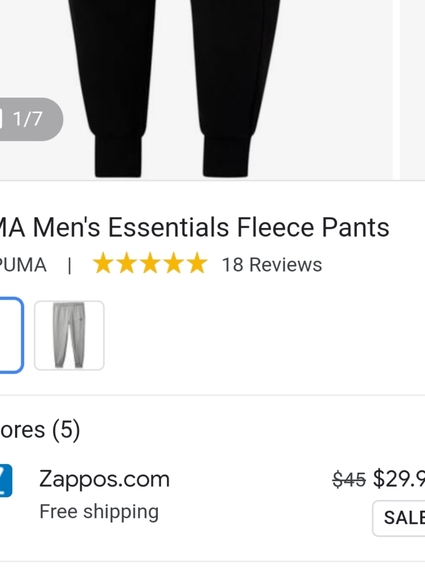 Puma large brand-new sweatpants - Picture 4 of 4